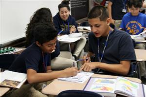Students Respectfully Working Together 